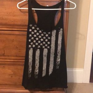 Racer back American tank